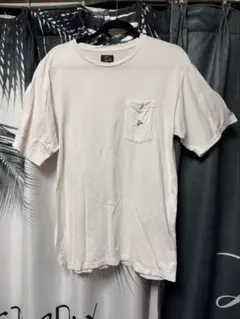 Needles ニードルス 刺繍 パピヨン 蝶 Tシャツ ホワイト 白 Mのサムネイル