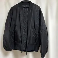 GU×UNDERCOVER MA-1ジャケット ブラック アンダーカバー