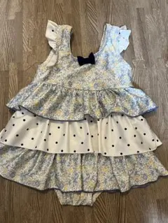 女の子　水着　100 センチ 花柄