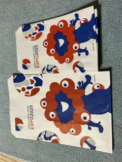 EXPO2025 大阪万博 ミャクミャク ショッパー 紙袋 2種類　合計25枚