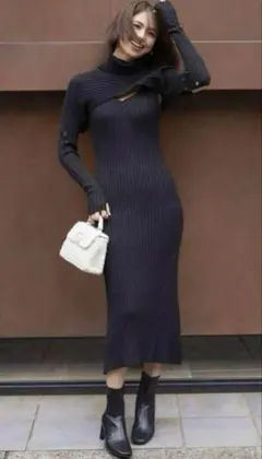 スナイデル　定価1万8500円 ニットワンピース