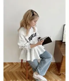【完売品】Jumelle ペプラムスウェット　jm peplum sweat