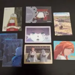 葬送のフリーレン　クリアカード　ウエハースカード　８枚