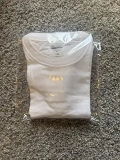 ホワイト長袖Tシャツ サイズ110cm 2枚セット