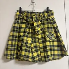 ブルークロス　チェック スカート