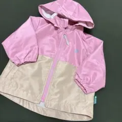LOGOS フード付きパーカー ピンク/ベージュ 95女の子