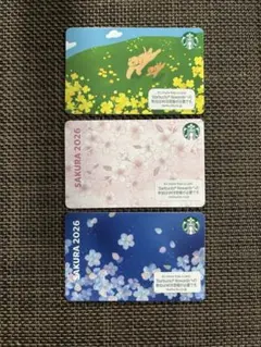 ３種セット スターバックス カード　2026