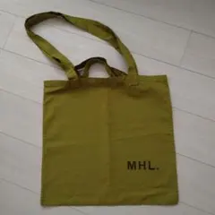 MHL. トートバッグ オリーブのサムネイル