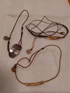 GAS Bijoux コードブレスレット 3点