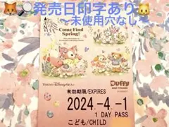 ダッフィー&フレンズ♡ カム ファインド スプリング！ ♡フリーきっぷ 期限切れ