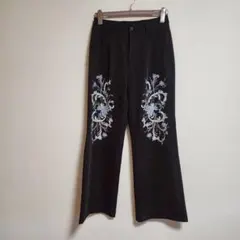 ペルーシュ Perushu パンツ ワイドパンツ フラワーモチーフ ストレートのサムネイル