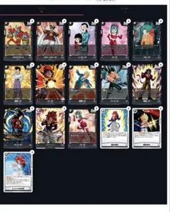 フュージョンワールド 黒 ゴジータ GT デッキ 調整パーツ