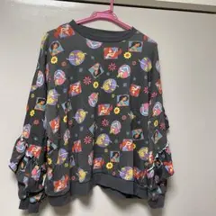 【1度のみ着用】プリンセス　Disney グレー トレーナー フリル袖