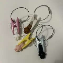 beco+81 小顔矯正 フィギュアチャーム　ガチャ　4種セット パンダ以外