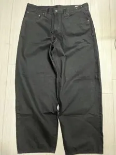 GAP スーパーバギーデニム　ブラック 34/32