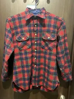 ウールシャツ　70s　USA製