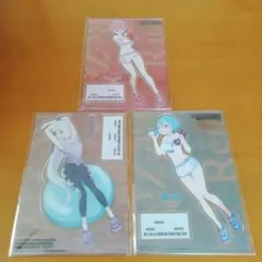 Re:ゼロから始める異世界生活 クリアスタンド ３種３点セット