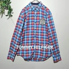 【TOMMY HILFIGER】 チェックシャツ　 Mサイズ