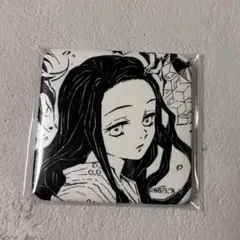 鬼滅の刃 ダイニング お楽しみくじ 台本表紙イラストスクエア缶バッジ 竈門禰豆子