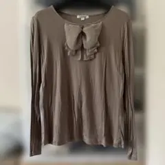 alpha cubic ribbon long sleeve t-shirt