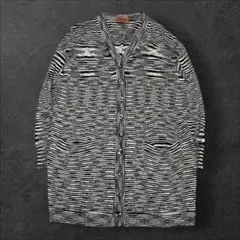 MISSONI カシミヤ ボーダー ロング カーディガンのサムネイル