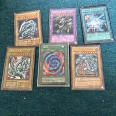 遊戯王 青眼の白龍 関連カード 6枚セットアルティメットのみレリーフのサムネイル