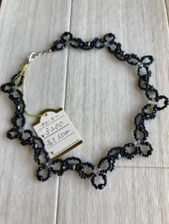 黒のビーズ チョーカー【新品】2,799→2,490円値下げ