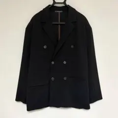 【Bling Leads】 梨地ダブルテーラードジャケット