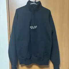 HOTEL BLUE ハーフジップスウェット ブラック