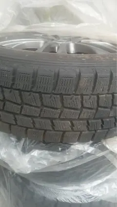 スタッドレスタイヤ 15インチ グレー ホイール