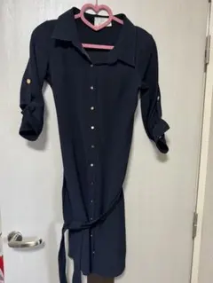 Rady ネイビー シャツワンピース S 美品