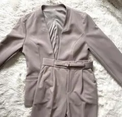 【新品】ホワイトジョーラ ワーママ スーツ カラーレス ベージュXS