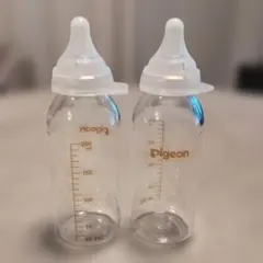 ピジョン 母乳実感 直付け 哺乳瓶200ml （低負担・流量大）２セット