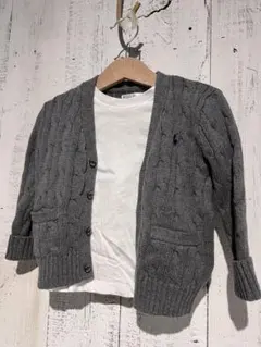 試着のみ⭐︎ ラルフローレン　ニットカーディガン　ベーシック