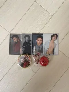 武知海青 フォトカード ガチャ 缶バッジ