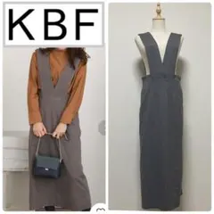 KBF ジャンパースカート ガンクラブチェック柄