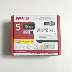 BUFFALO 5ポートスイッチングハブ LSW6-GT-5EPL/WH 未開封
