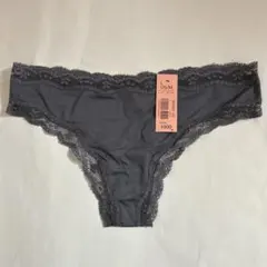 エメフィール　ハーフバックショーツ　Tバック チャコールグレー Lサイズ