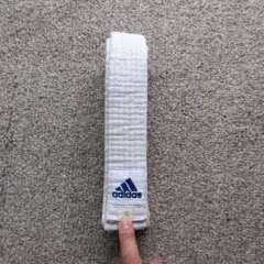 adidas 空手用帯 白帯 120