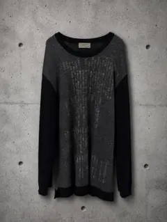20AW Yohji Yamamoto POUR HOMME 黒辞書ニットのサムネイル