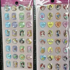 Disney Princessストーンシール2点セット