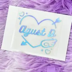 ★ BTS ユンギ Agust D ホログラムステッカー ★