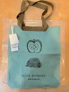 ミナペルホネン　羽花　松本限定　グリーン ミナペルホネン 30周年 羽花 トート ukka 松本店限定 - メルカリ