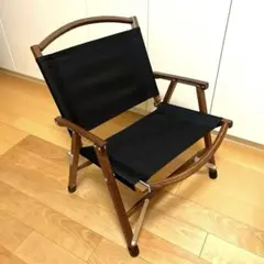 新品　オーク　カーミットチェア　黒　ウォールナット　折りたたみ　キャンプ　サウナ KERMIT CHAIR/カーミットチェア】ウォールナット ブラック – CROSS ORANGE