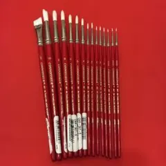 CONNOISSEUR 367 타클론 브러쉬, 15개 세트, 수채화, 톨 페인트