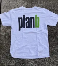 PLAN B Tシャツ Lサイズ ホワイト　スケートブランド
