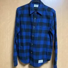 Guilty Parties ワコマリア青黒チェックネルシャツ