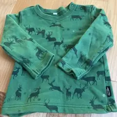 トナカイ柄　トレーナー　85センチ