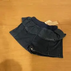 新品 プティマイン 80 パンツ ショートパンツ フリル インディゴのサムネイル