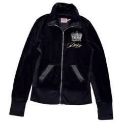 ジューシークチュール ジップアップ ベロア パーカー Y2K ヴィンテージ美品 Y2K JUICY COUTURE(ジューシークチュール) ベロア ジップアップ